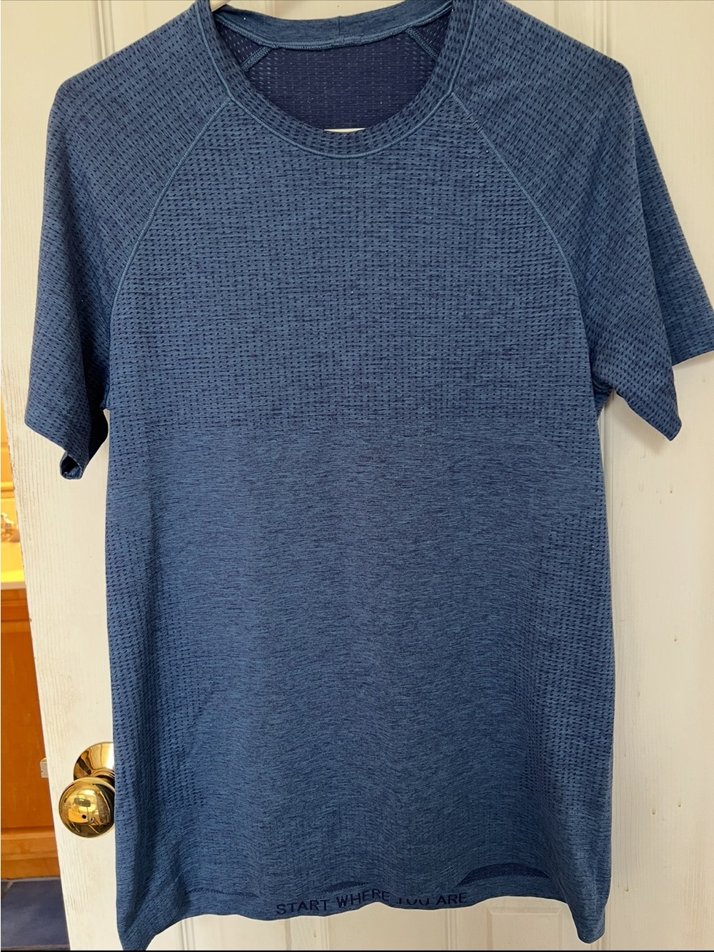 lululemon athletica Men's Short-Sleeve Performance Tee — Navy Blue